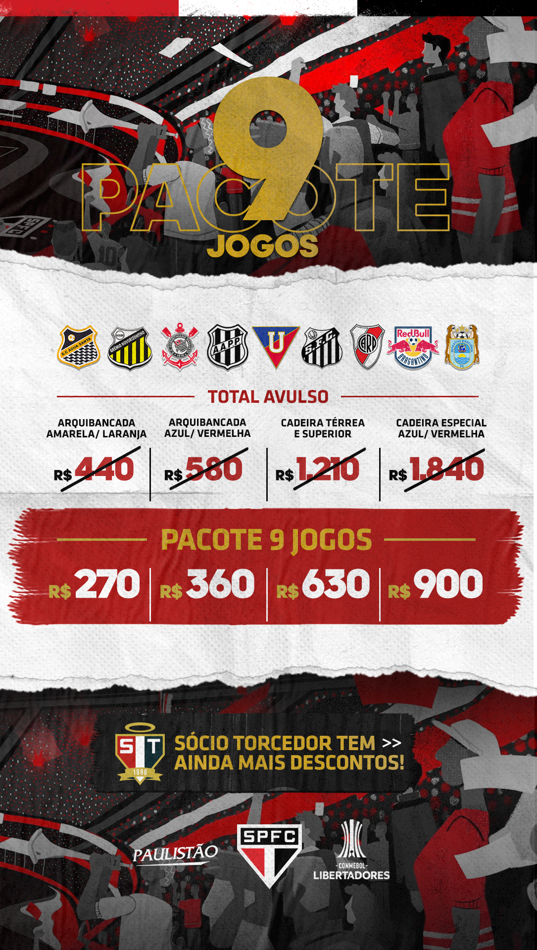 Ingressos Jogo do São Paulo - Comprar, Bilheteria