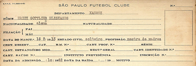 SPFC Xadrez - São Paulo Futebol Clube - Chess Club 