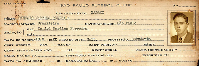 80 anos do primeiro título do São Paulo no xadrez - SPFC
