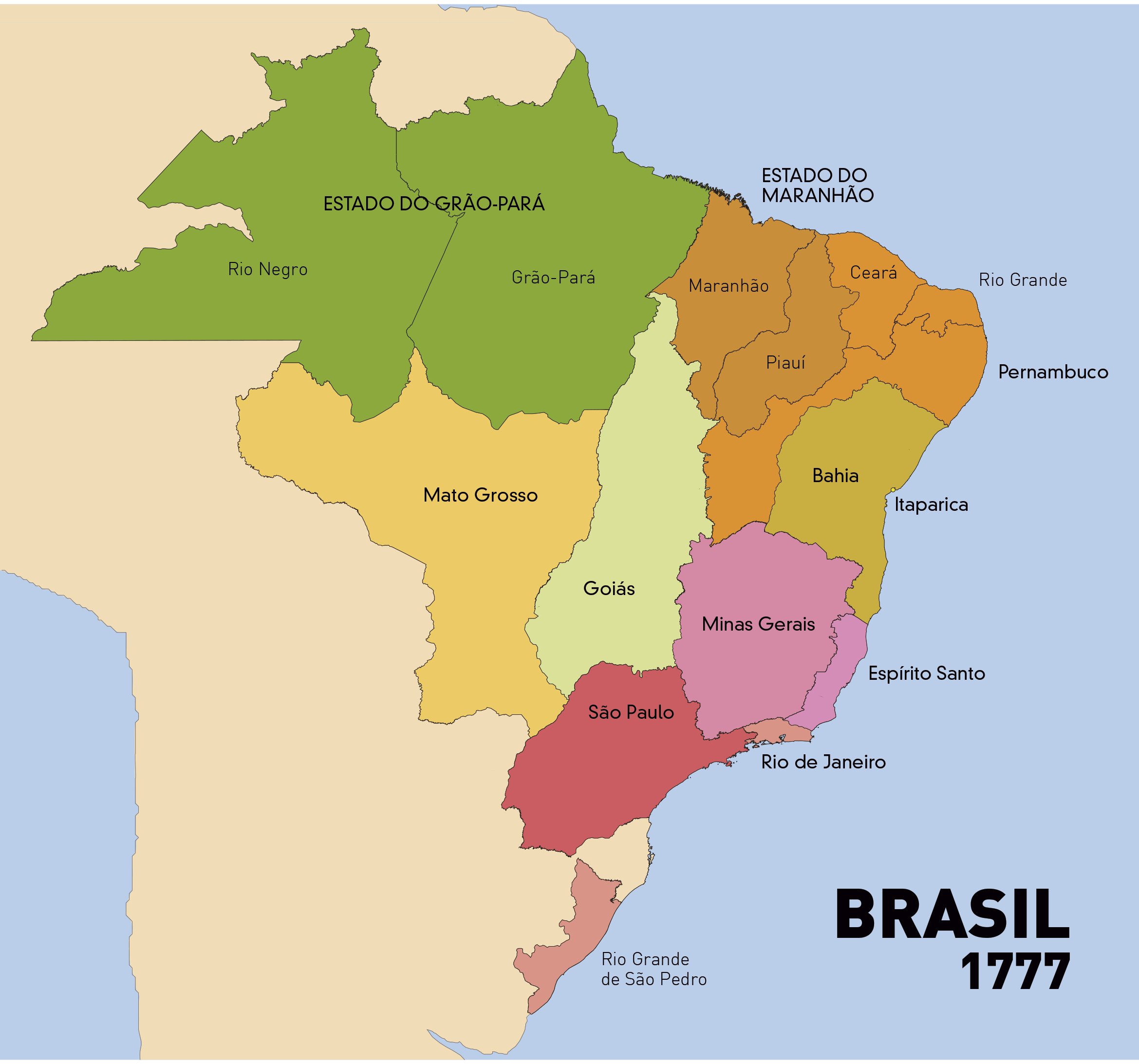 Panmythica: Mapas Históricos do Brasil